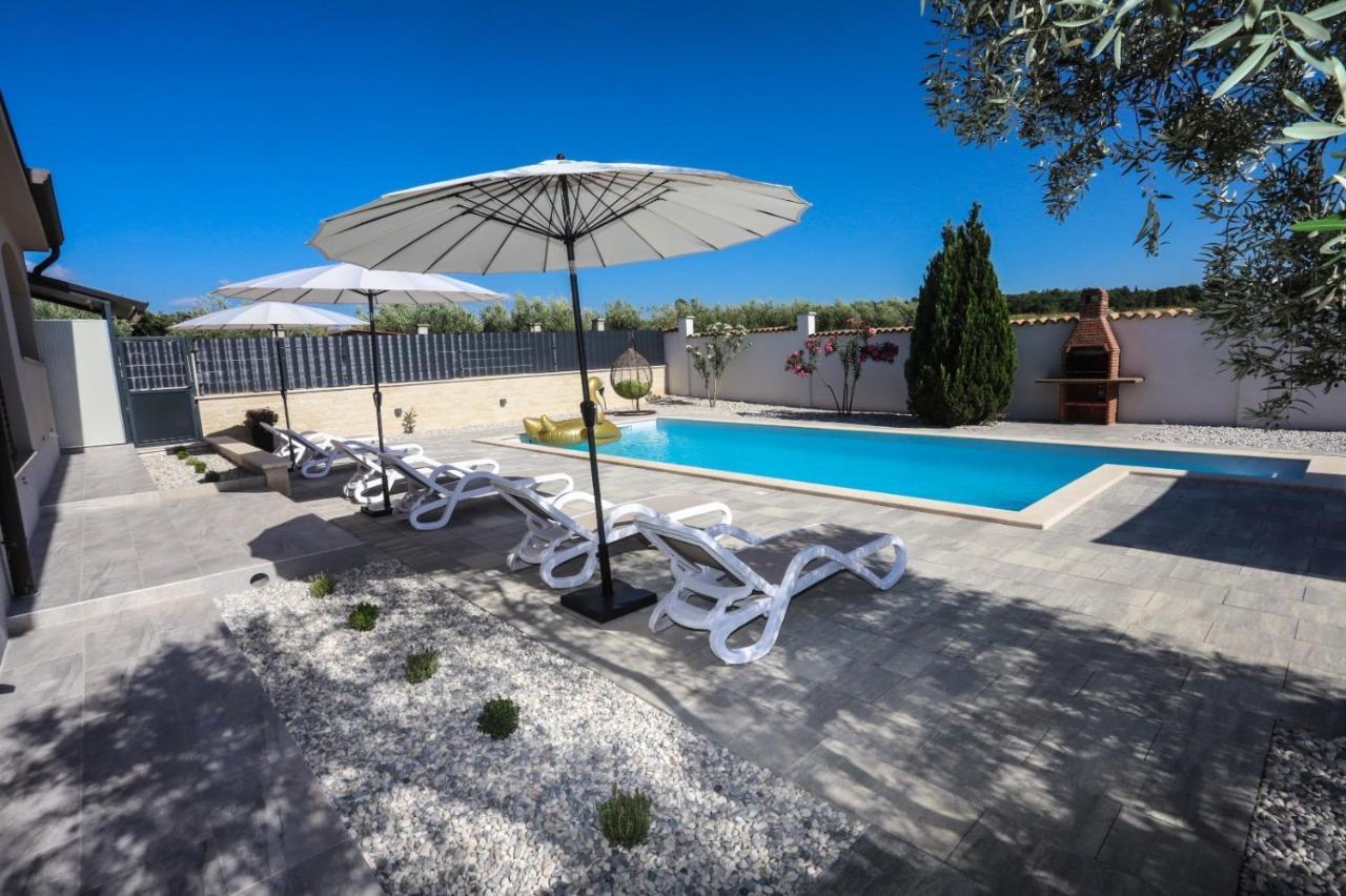 Apartment Nina With Private Pool Nova Vas  Eksteriør billede